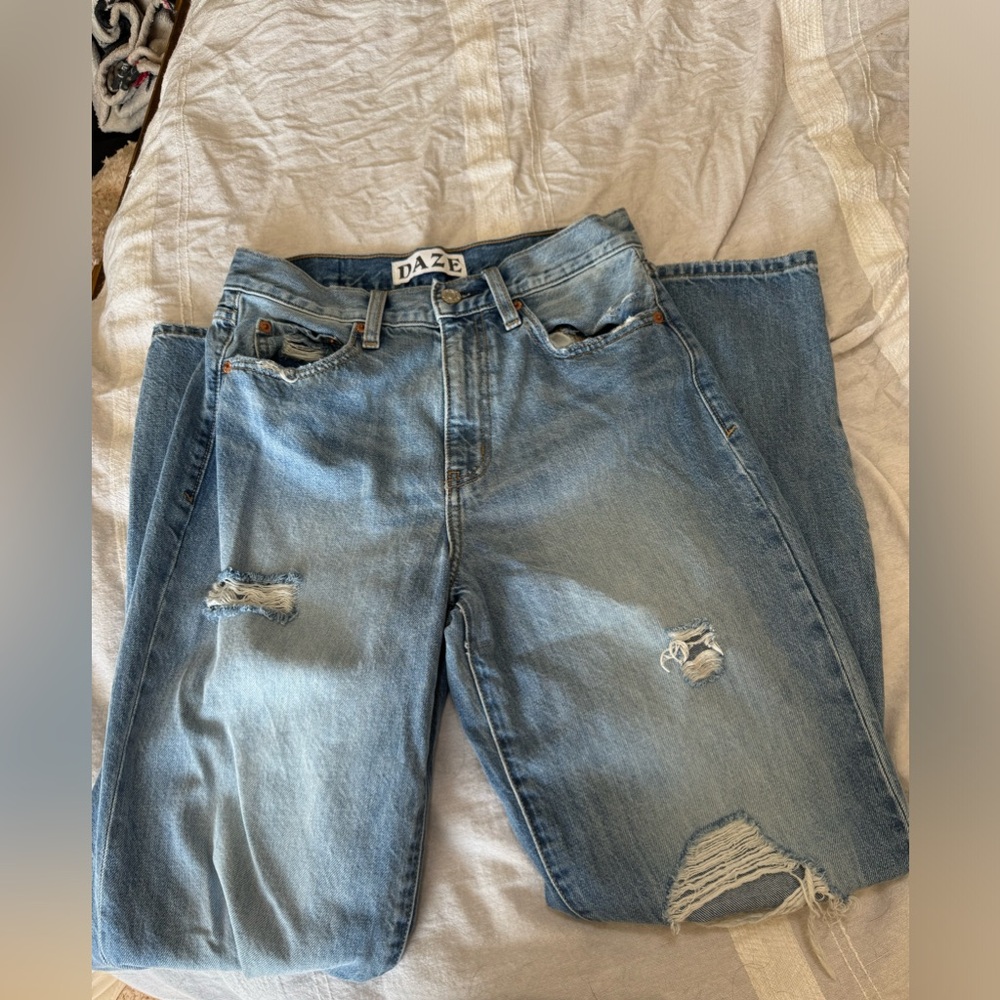 Daze denim distressed jeans | size  26